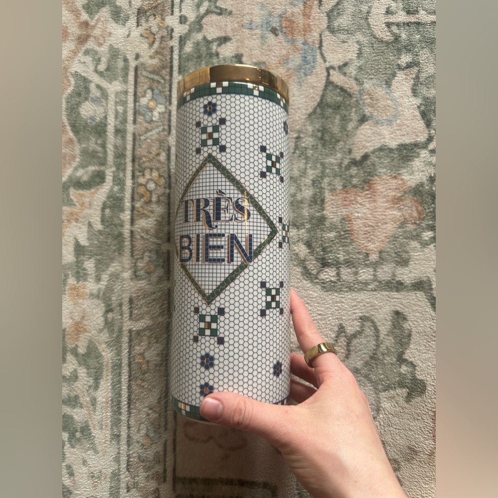 Tres Bien Bistro Tile Canister